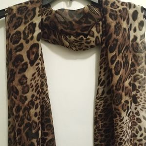 Leopard Print Scarf/Wrap